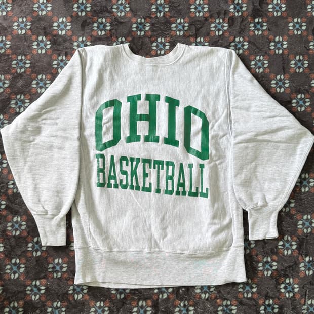 90s made in usa 챔피온 리버스위브 스웻셔츠 맨투맨 대학교