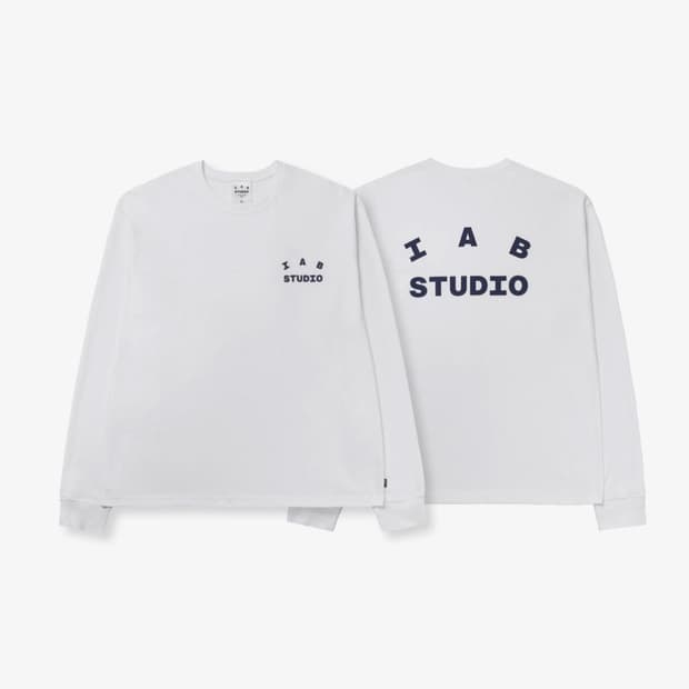 [XL]아이앱스튜디오 롱슬리브 화이트