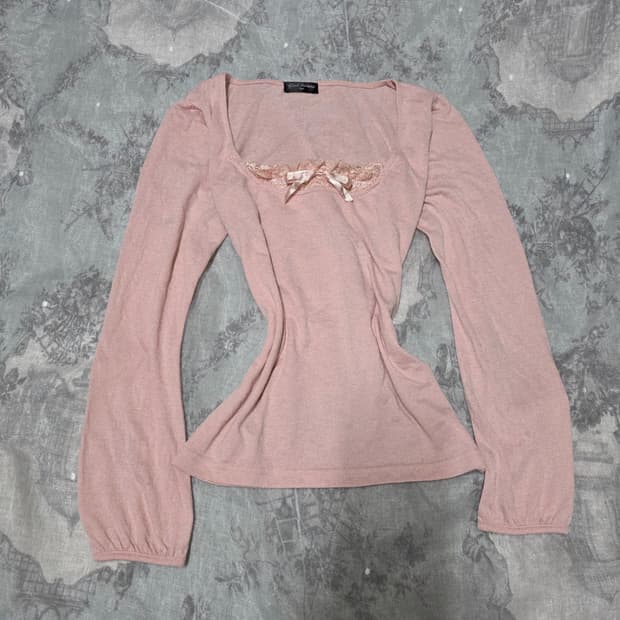 빈티지 히메카지 핑크 로걀탑 트랄라라 리즈리사깔 히메갸루