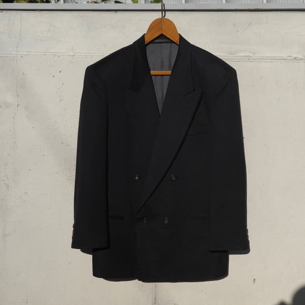 빈티지 로로피아나 패브릭 풀 캐시미어 테일러 자켓