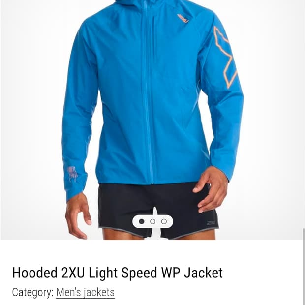 (미시용) 2XU 러닝 바람막이 L - 방수, 신축성, 빛반사