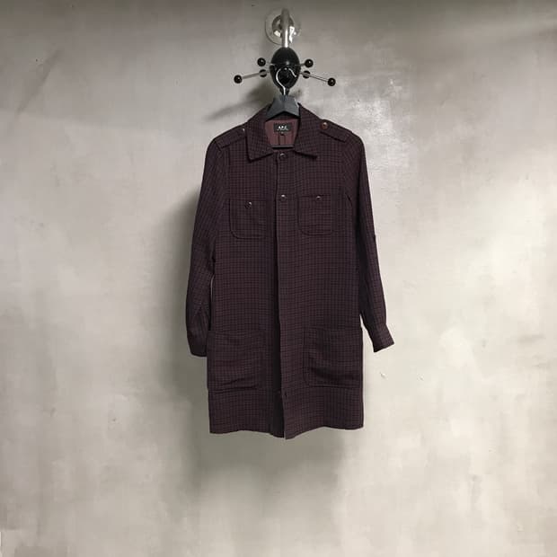 APC 아페쎄 체크 자켓 34(W)
