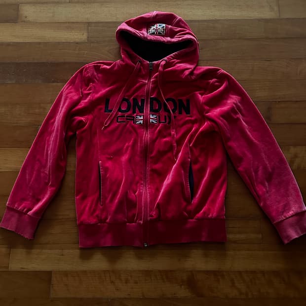 빈티지 후드집업