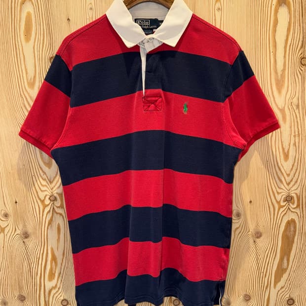 폴로 랄프로렌 럭비카라넥 반팔티셔츠