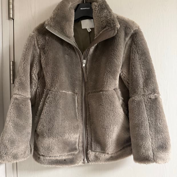 H&M 오버사이즈 자켓 다크 베이지