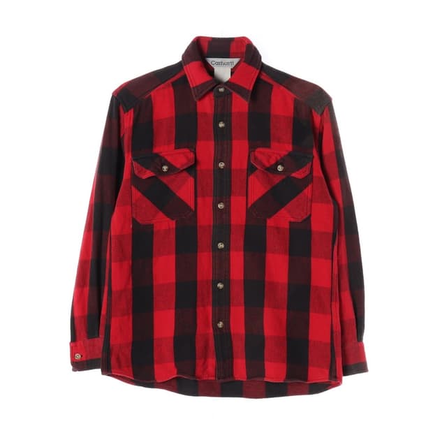 칼하트 버팔로 체크 플란넬 워크 셔츠 M