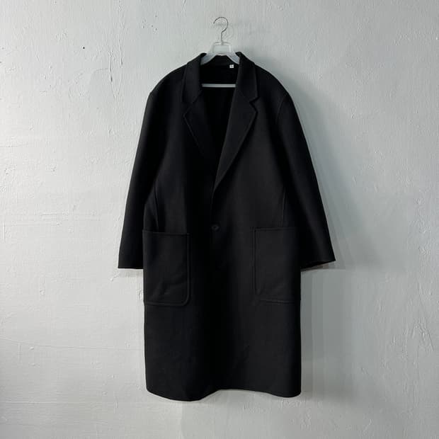 유니클로U 차콜 롱코트 M