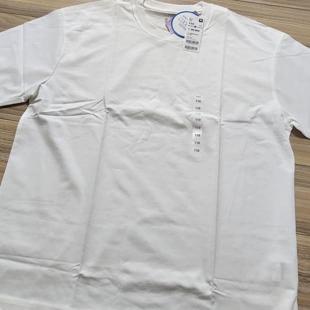 탑텐쿨에어반팔티셔츠화이트색상110