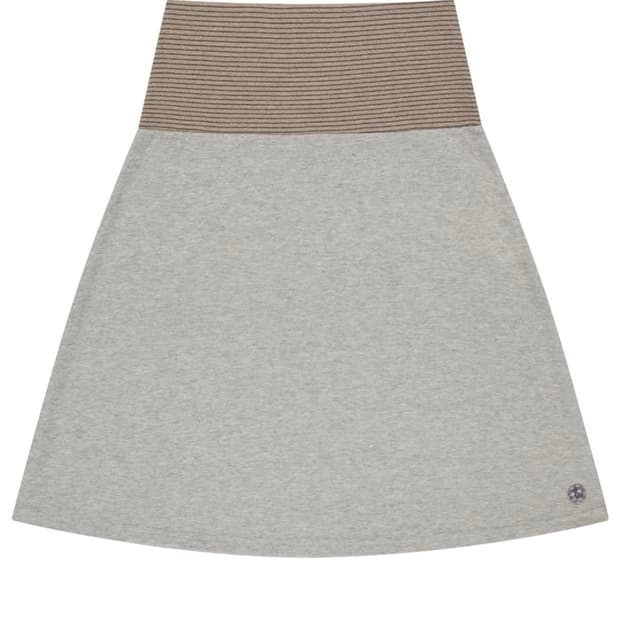 코이세이오 038 STRIPE SKIRT MELANGE GREY
