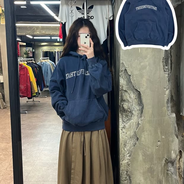디스이즈네버뎃 후드티 블루 M #csz2342
