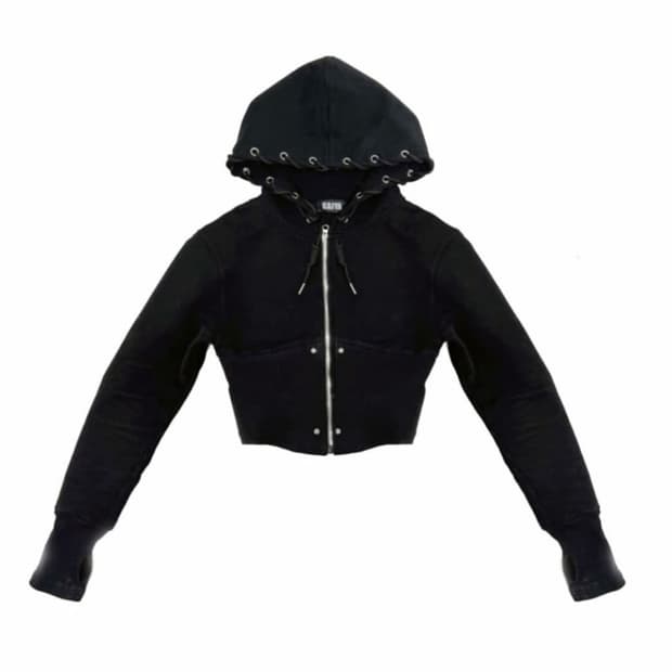 KAIYA 카이야 tie me up hoodie 타이 미 업 후디