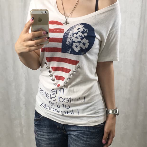 JPN american flag heart logo top
