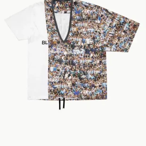 블레스x슈프림 티셔츠