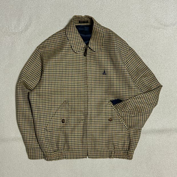 빈폴 체크 집업 자켓