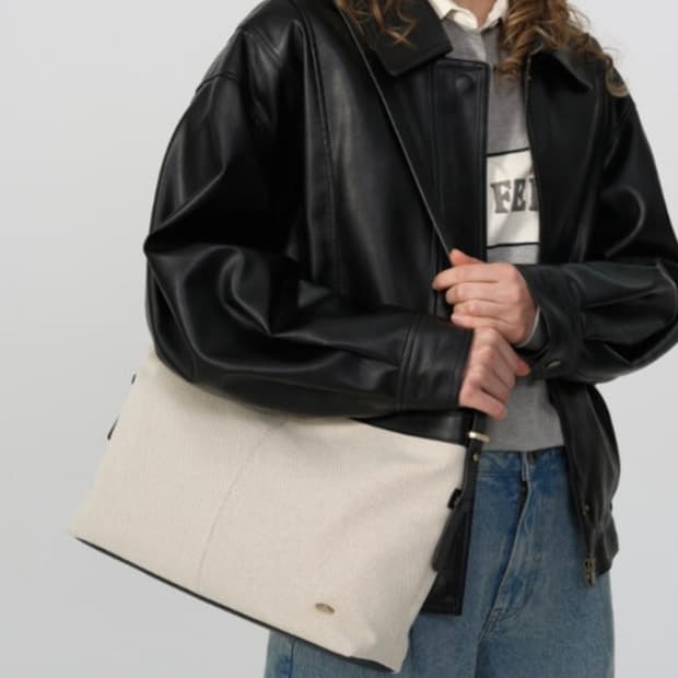 드파운드 오브백 아이보리(L)  aube bag - ivory(L)