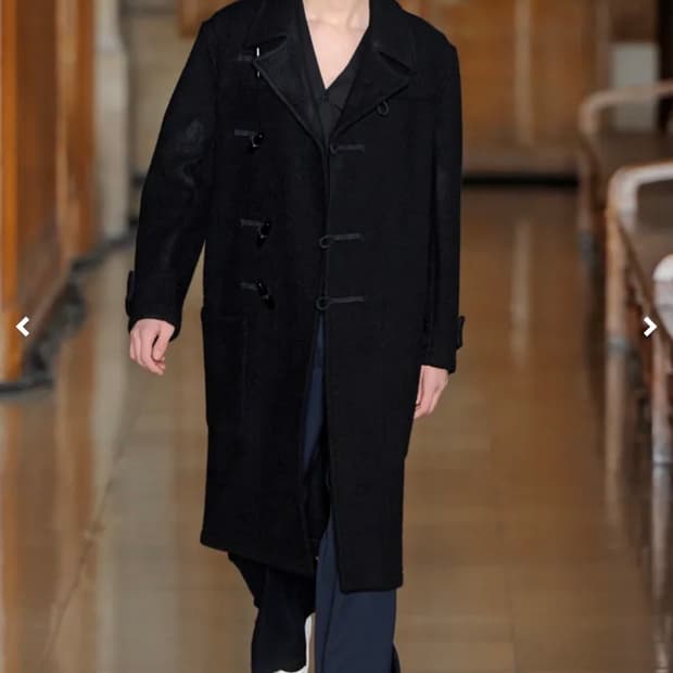 르메르 블랙 더플 코트(16FW)