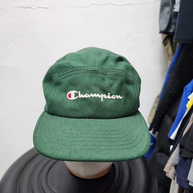 챔피온 그린 캠프캡 모자 (일본판)