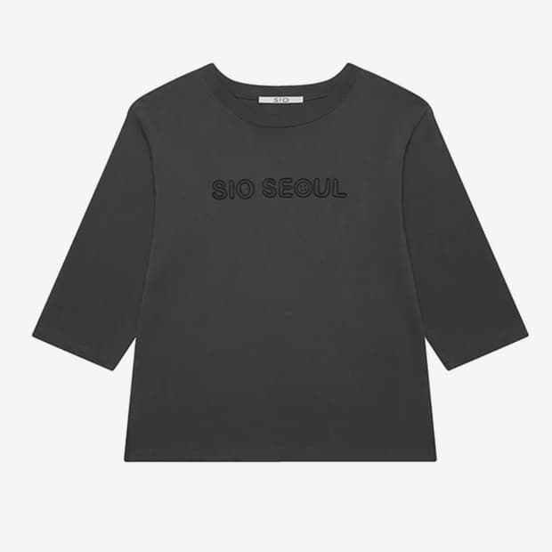 시오 롱슬리브 차콜