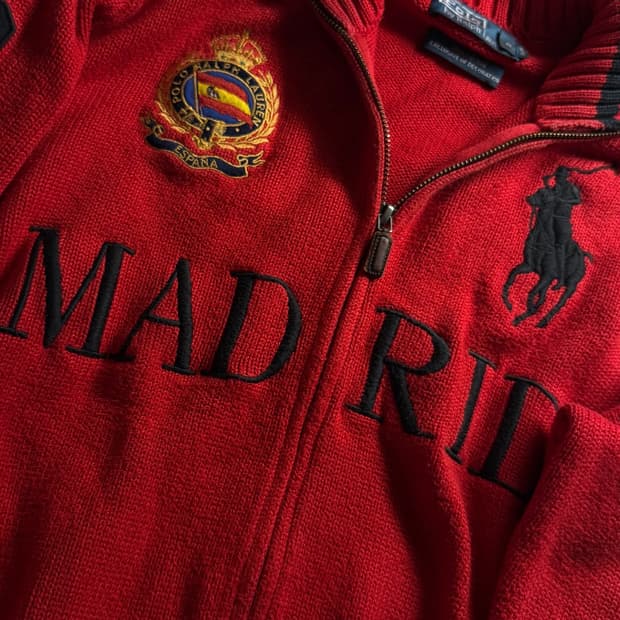 폴로 빅포니 니트 집업 마드리드 치프키프