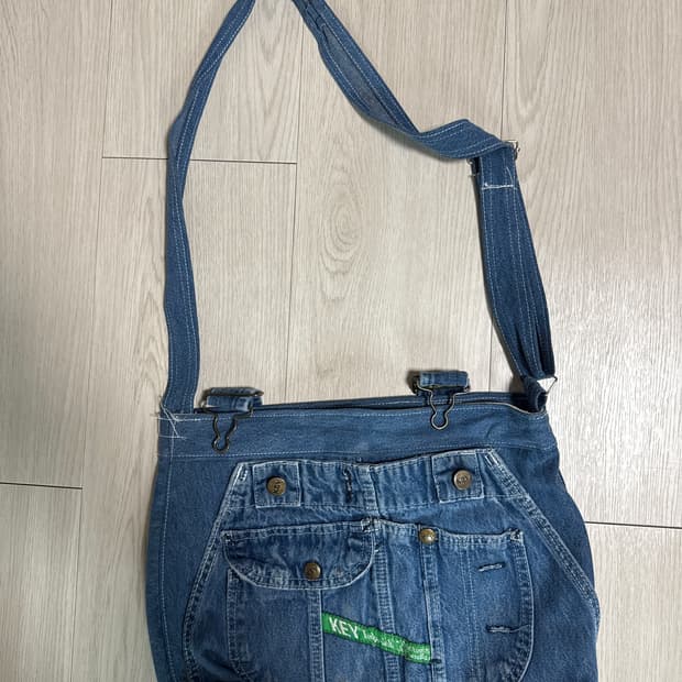 빈티지 데님 숄더백