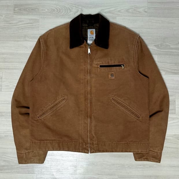칼하트 j97 brn L 디트로이트 자켓