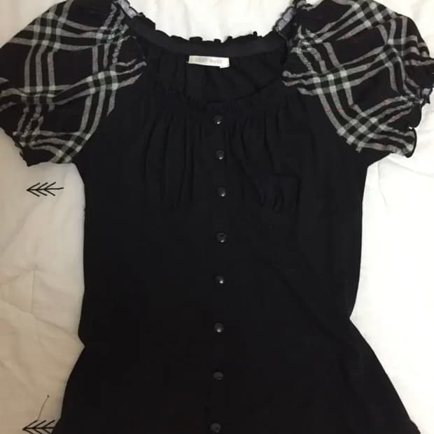 모리걸 하구미 체크 원피스