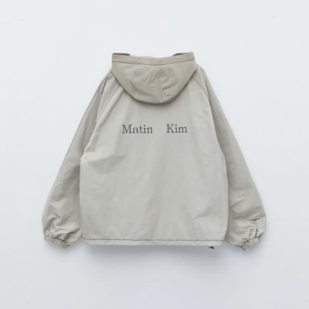 마뗑킴 로고 후드 자켓 Matin kim logo hoody jacket