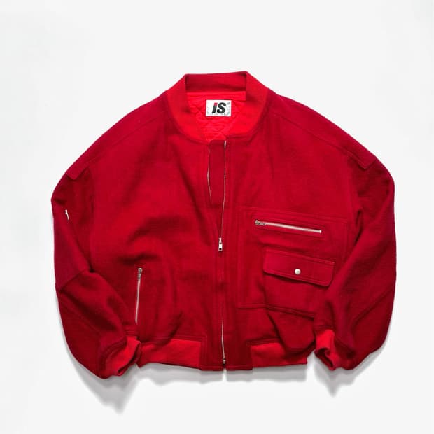 I.S. ISSEY SPORT 80’s Wool Bomber Jacket