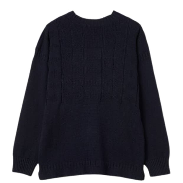 메종 마르지엘라 4 스티치 니트 네이비