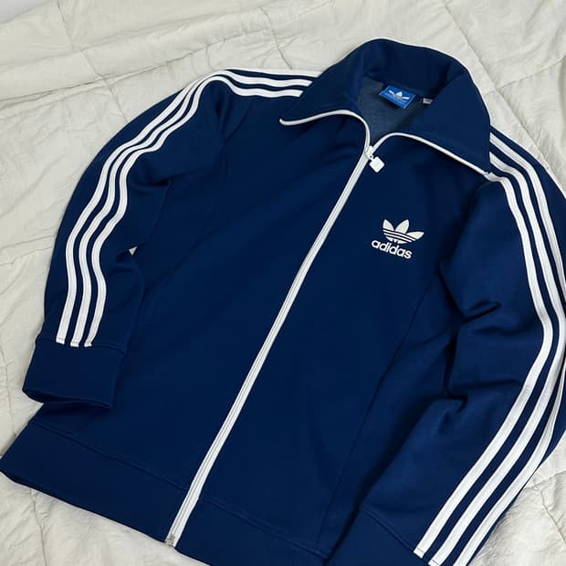 아디다스 유로파 져지 트랙탑 미디움 네이비 블루