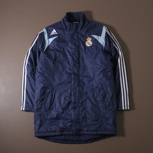 Adidas 아디다스 레알마드리드 기모 롱패딩