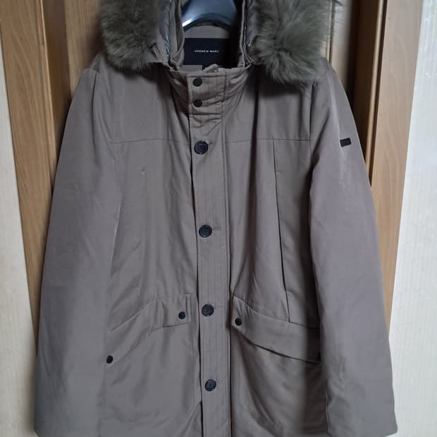 앤드류마크 폭스퍼 롱패딩 남성110 
