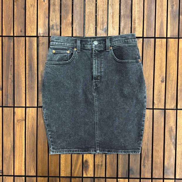 리바이스 하이웨스트 데님 스커트 (28)  