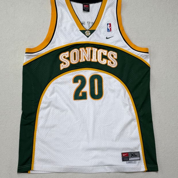 나이키 NBA 시애틀 게리페이튼 농구 유니폼 져지 xl