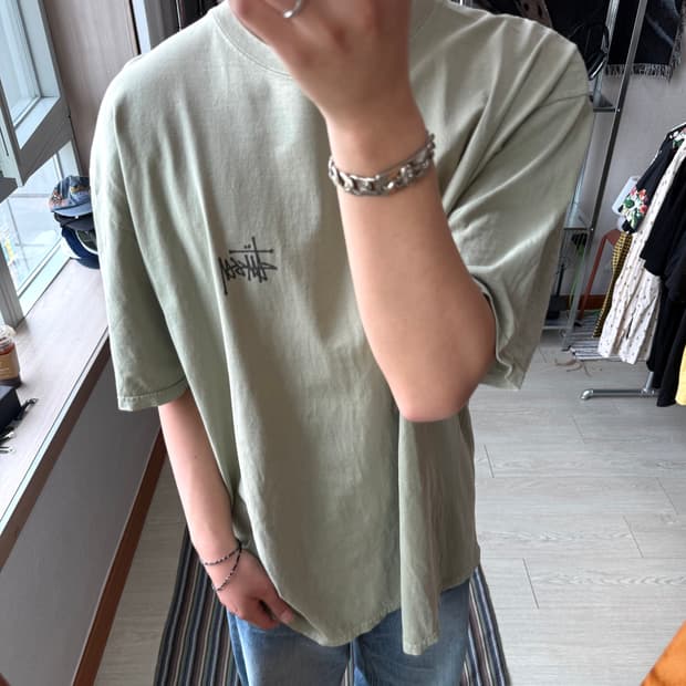 스투시 베이직 반팔 티셔츠