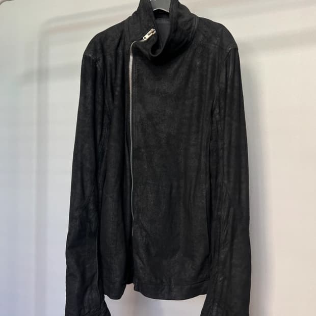 14 fw 릭오웬스 바우하우스 레더 자켓 몰리노