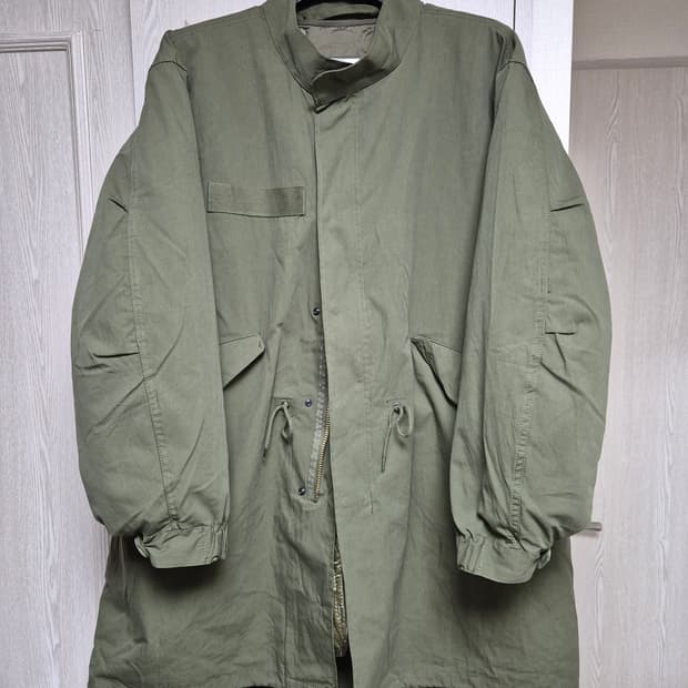 [ 새상품 ] 밀텍 m65 피쉬테일 파카 M사이즈 올리브드랍 색상