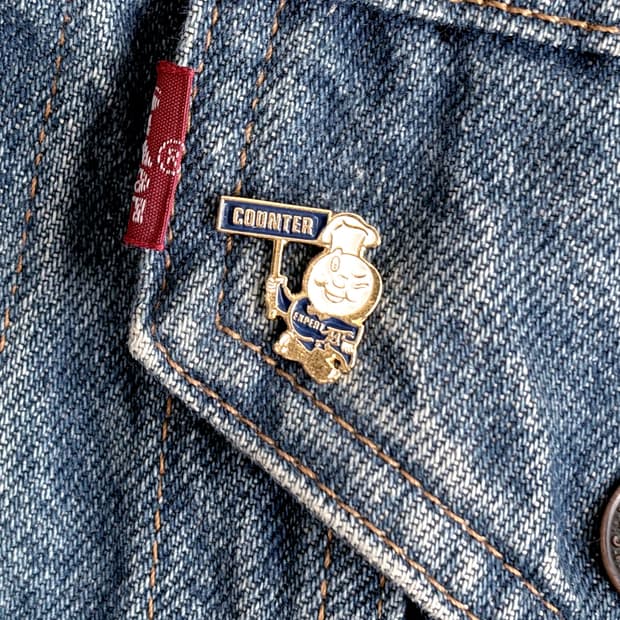 맥도날드 빈티지 크루 핀뱃지 라펠핀 ‘Speedee Counter’