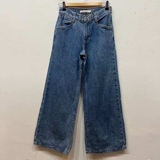 리바이스 배기핏 와이드 데님팬츠 우먼즈 