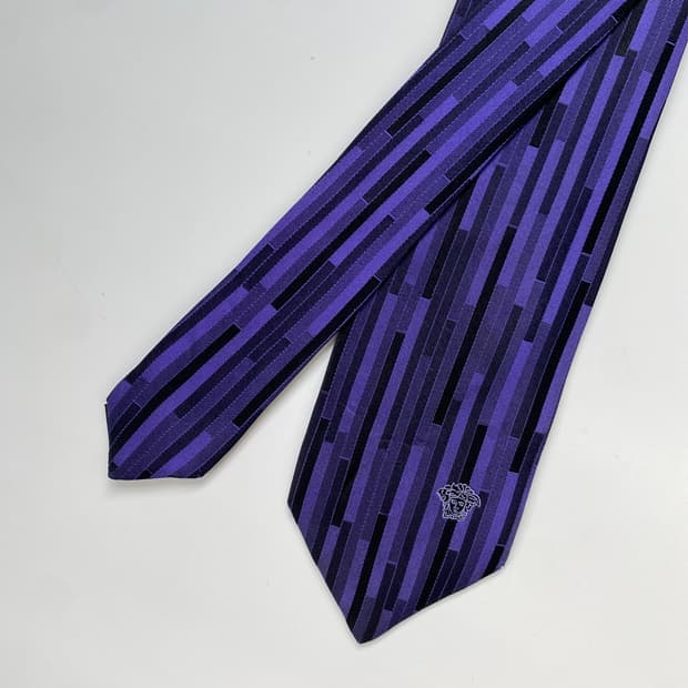 Versace 베르사체 정품 명품 심플로고 넥타이