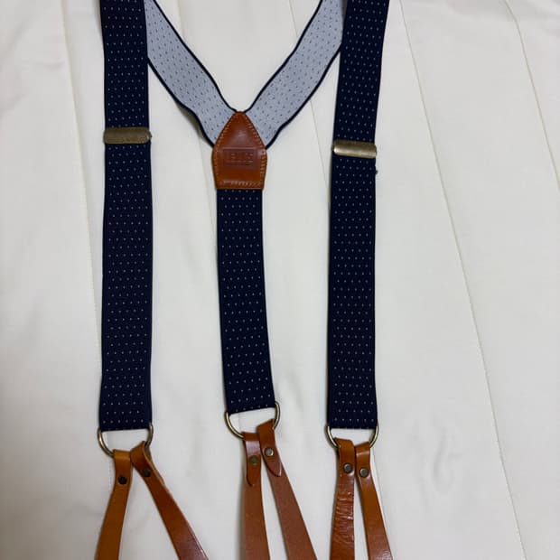 리바이스빈티지클로딩 LVC 서스펜더 블루도트