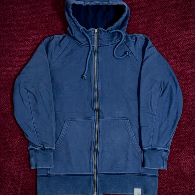 아디다스 투웨이 딥블루 후드집업 L