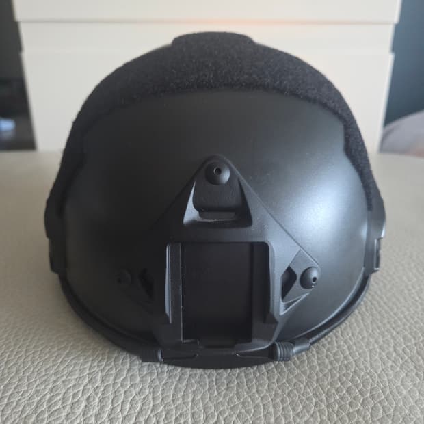 택티컬 전술용 검정 헬멧