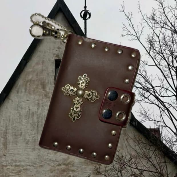꧁Goth Vintage Keychain Wallet꧂ 