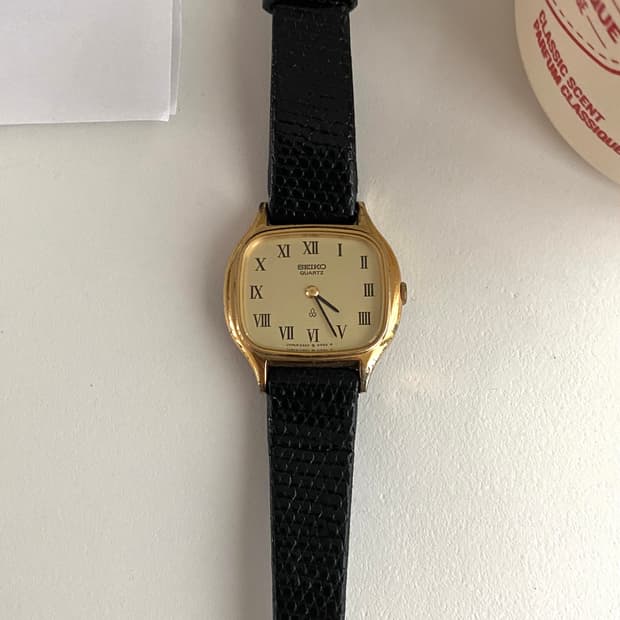 Seiko 세이코 로만 골드 쿼츠