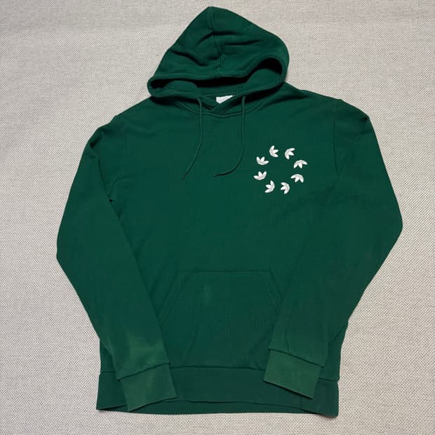 아디다스 멀티 로고 후드티