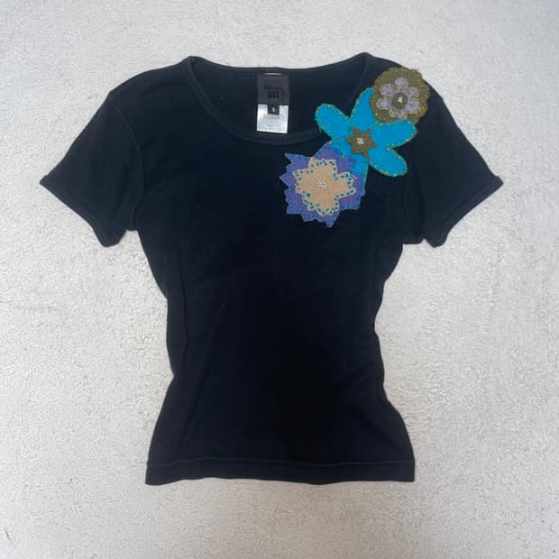 Anna sui 안나수이 플라워 티셔츠