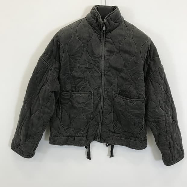 자라 피그먼트 퀼팅 패딩자켓 [여성S사이즈]