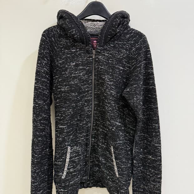 매종스카치 트위드 후드 집업 정품