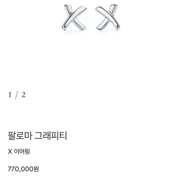 피카소 그래피티 엑스 귀걸이